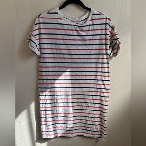 GAP T-shirt red and blue striped dress